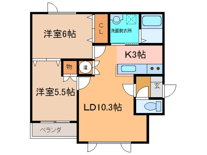 間取図 ﾌﾚﾝﾄﾞ23