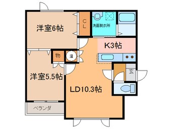 間取図 ﾌﾚﾝﾄﾞ23