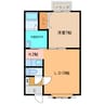 Ysﾌｨｰﾙﾄﾞ 1LDKの間取り