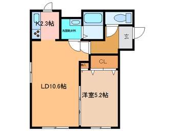 間取図 ﾘﾍﾞｱｳｪﾙ