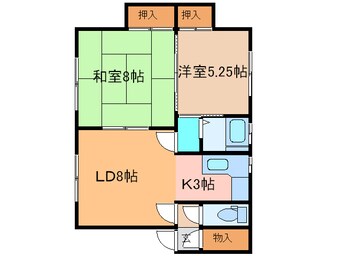 間取図 ｺｰﾎﾟまつなが