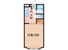 ｱｰﾊﾞﾝ38 1Kの間取り