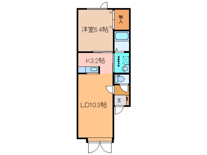 間取図 ｸﾗﾙﾃ