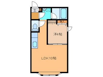 間取図 ﾉｰｽﾜﾝ