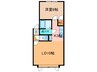 ｱﾍﾟｯｸｽⅦ 1LDKの間取り