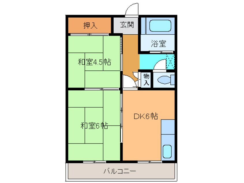 間取図 ｴｽﾚｲｱⅠ