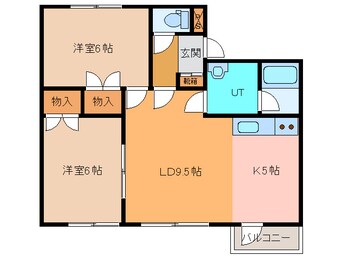 間取図 ｴｽﾍﾟﾗﾝﾄⅠ