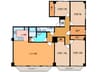 ホワイトパレス 4LDKの間取り