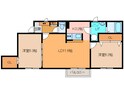 ｱﾋﾞﾀ帯広110の間取図