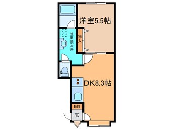 間取図 ｾﾘﾊﾞﾃｰﾙ