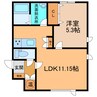 ﾌﾚﾝﾄﾞ23 1LDKの間取り