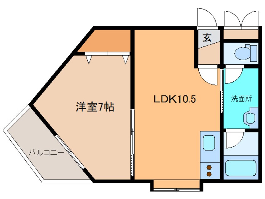 間取図 ｼﾃｨ根元