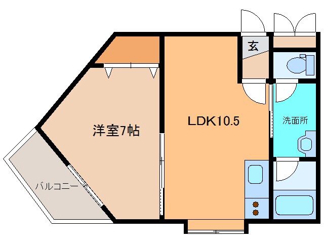 間取り図 ｼﾃｨ根元