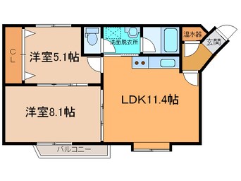 間取図 ｼﾃｨ根元