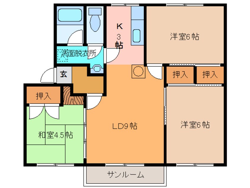 間取図 ｷｬﾋﾟﾀﾙ5