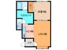 PLAIN5 1LDKの間取り