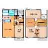 西1南24借家 3LDKの間取り