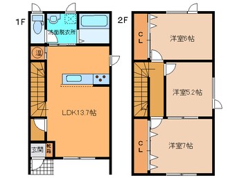 間取図 Town　K&K-M棟