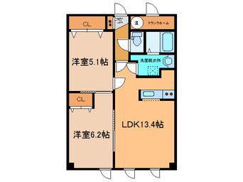 間取図 ｵﾙﾈ106 A･B