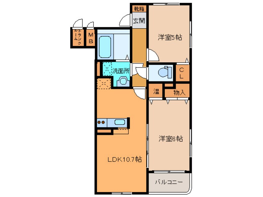 間取図 ｸﾞﾗﾝﾄﾞｺﾓﾝｽﾞⅡ