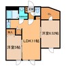 ヴェール220 2LDKの間取り