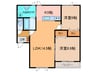 ﾊﾞｯﾌﾟﾊﾞｰﾚﾝN館 2LDKの間取り