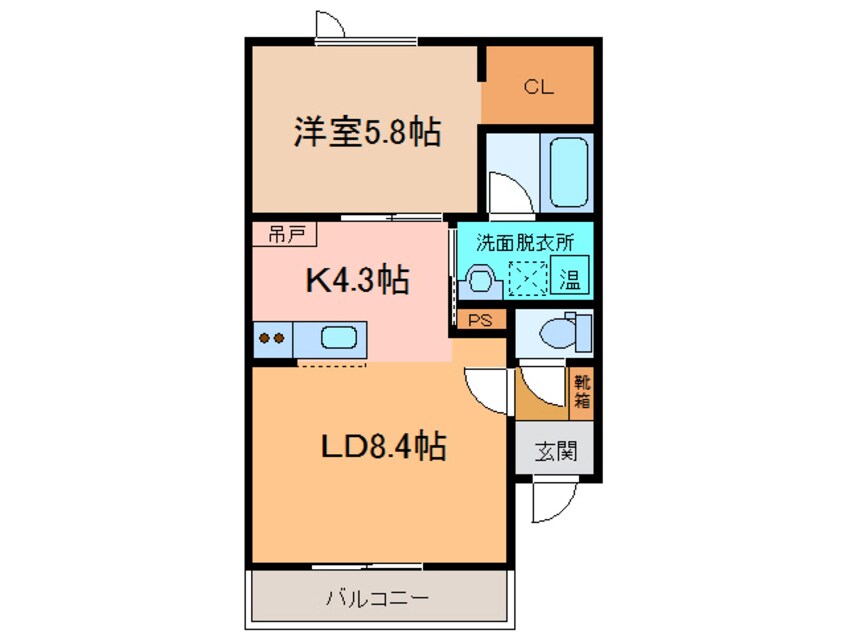 間取図 ｸﾞﾚｲﾃｽﾄ116