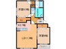North.one A 2LDKの間取り