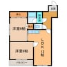 ﾍﾞﾙﾋﾟｱ18 2LDKの間取り