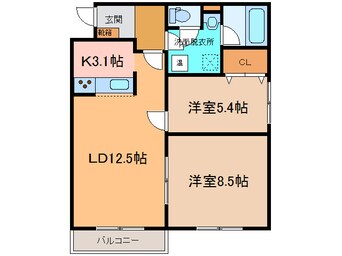 間取図 みずほ町ﾊｲﾂ