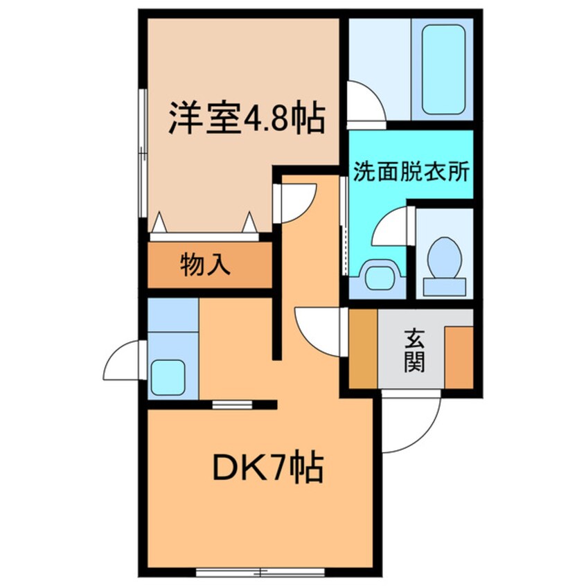 間取図 ｱﾘﾋﾞｵ