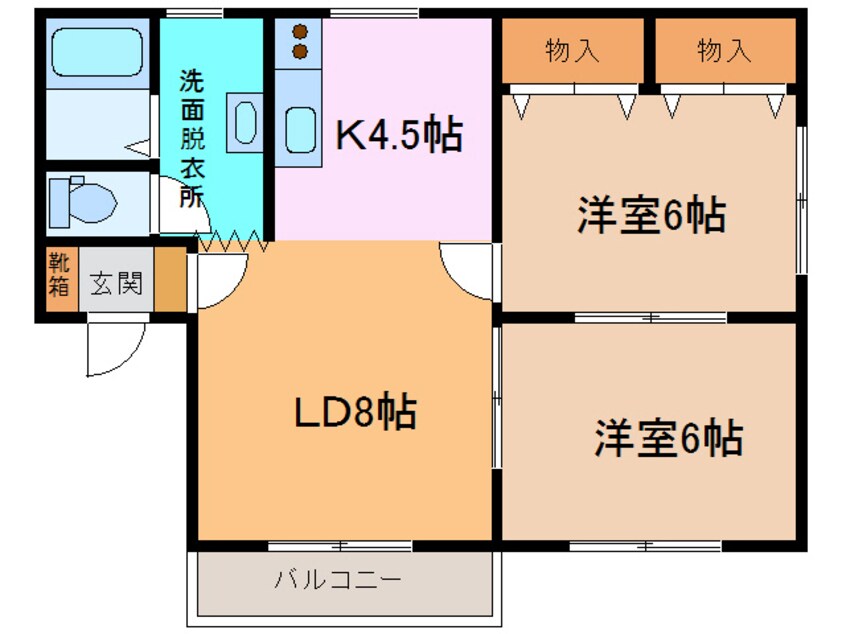 間取図 真由香ｺｰﾎﾟ