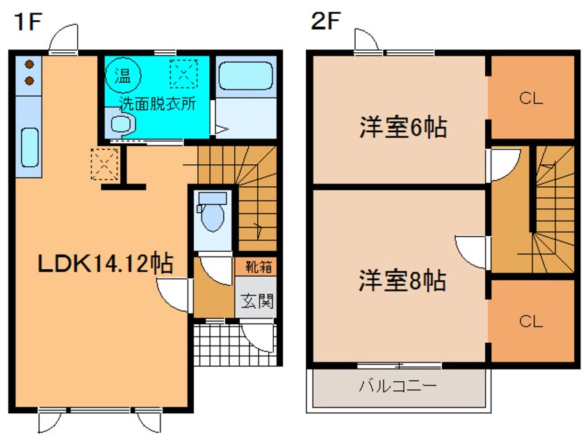 間取図 ﾌﾞﾗﾝﾄﾞｰﾙ