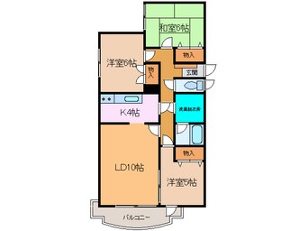 間取図 ｻﾆｰﾏﾝｼｮﾝ