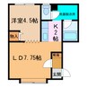 ﾊﾟﾘｴ805 1LDKの間取り