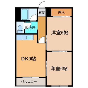 間取図 ﾆｭｰｻﾝﾊｲﾂ