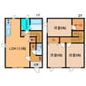 札内桂町貸家 3LDKの間取り