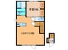 ｴﾐｱｽⅠ 1LDKの間取り
