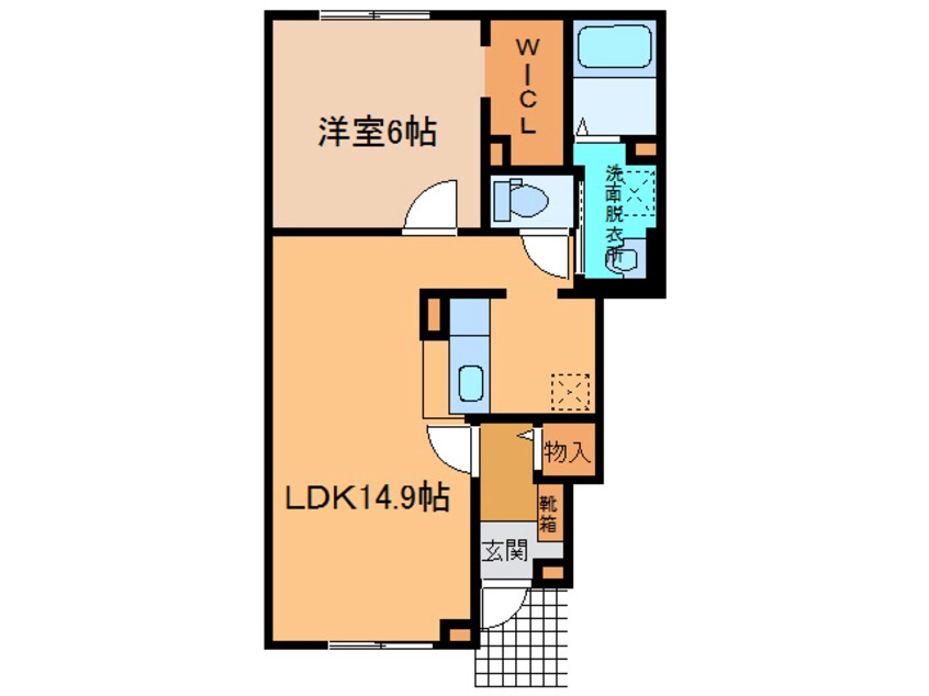 間取図 ｼﾞｪﾑﾋﾞｰﾝｽﾞ