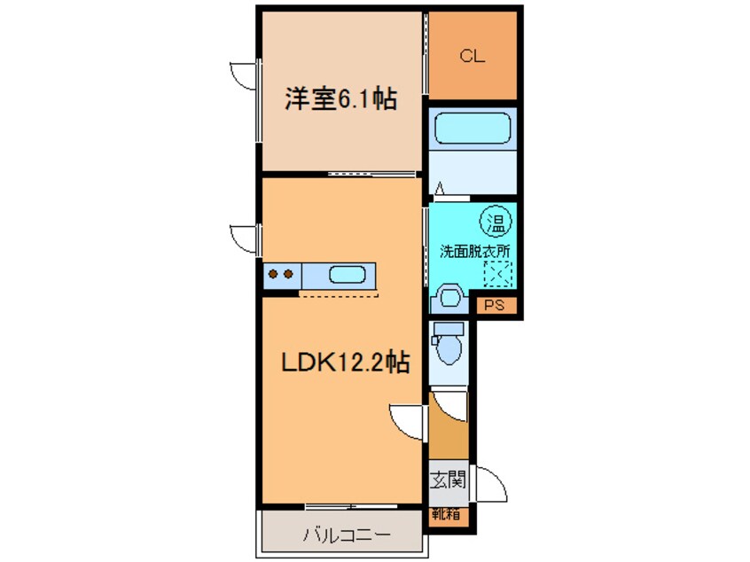 間取図 ｸﾞﾗｼｱｽ帯広RT（西棟）