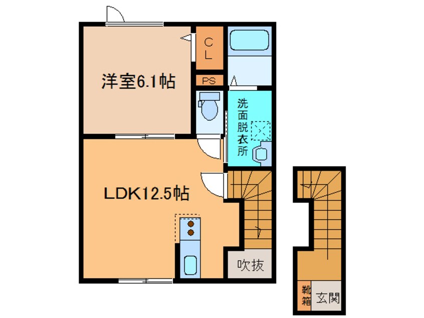 間取図 ﾗﾋﾟｽⅣ