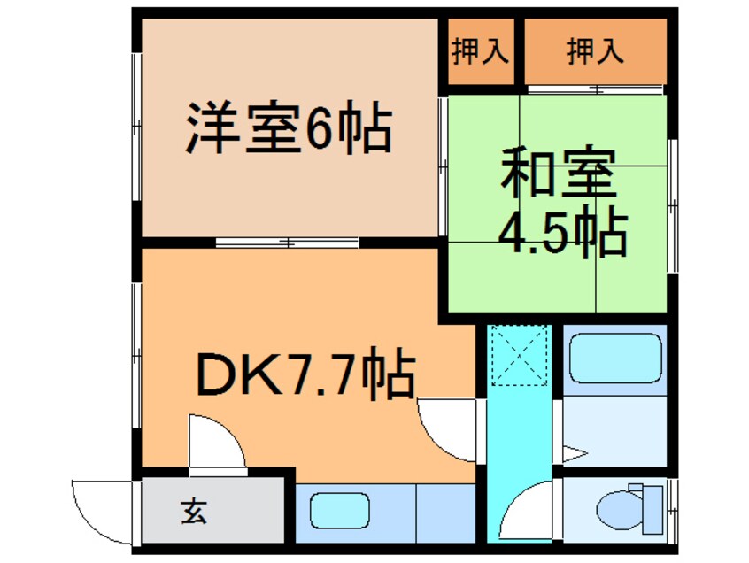 間取図 ハイツ瀬野