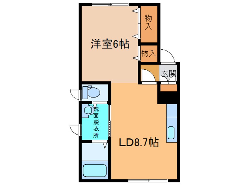 間取図 ﾎﾜｲﾄﾊｳｽ