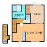 Ridente 1LDKの間取り