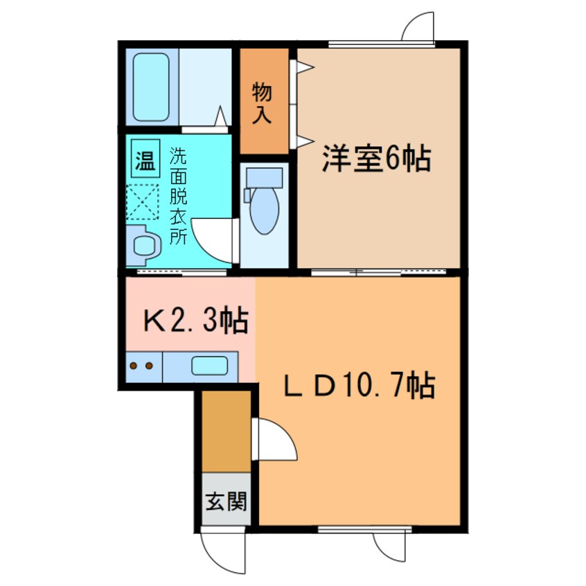 間取図 ﾌｫﾚｯﾄ