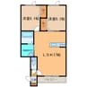 ﾘﾄﾙｼｭｼｭ 2LDKの間取り