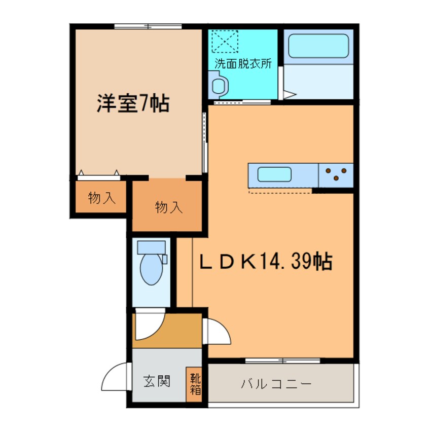 間取図 ECV