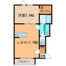 ｴﾙｰｼｱ・Y 1LDKの間取り