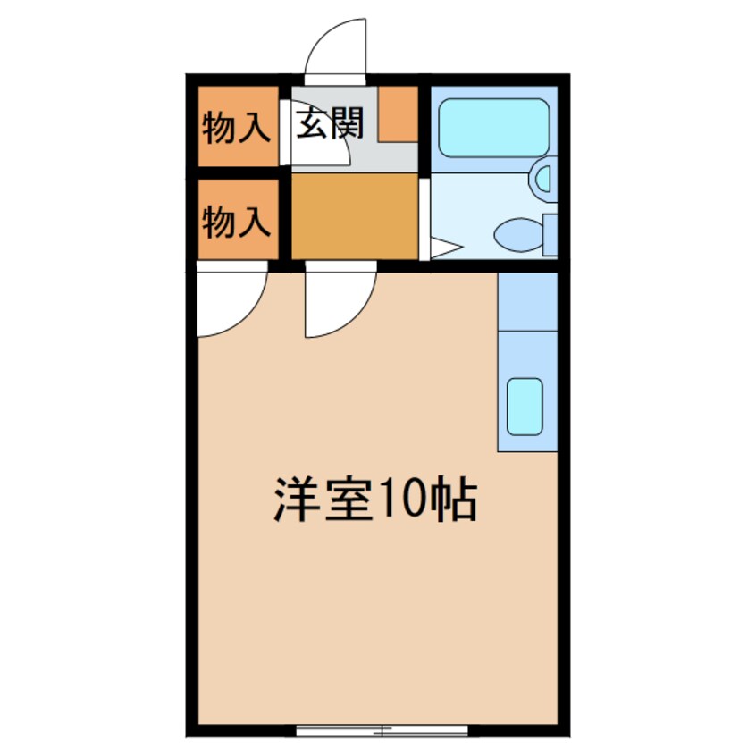 間取図 ｼｬﾝﾎﾟｰﾙ中田