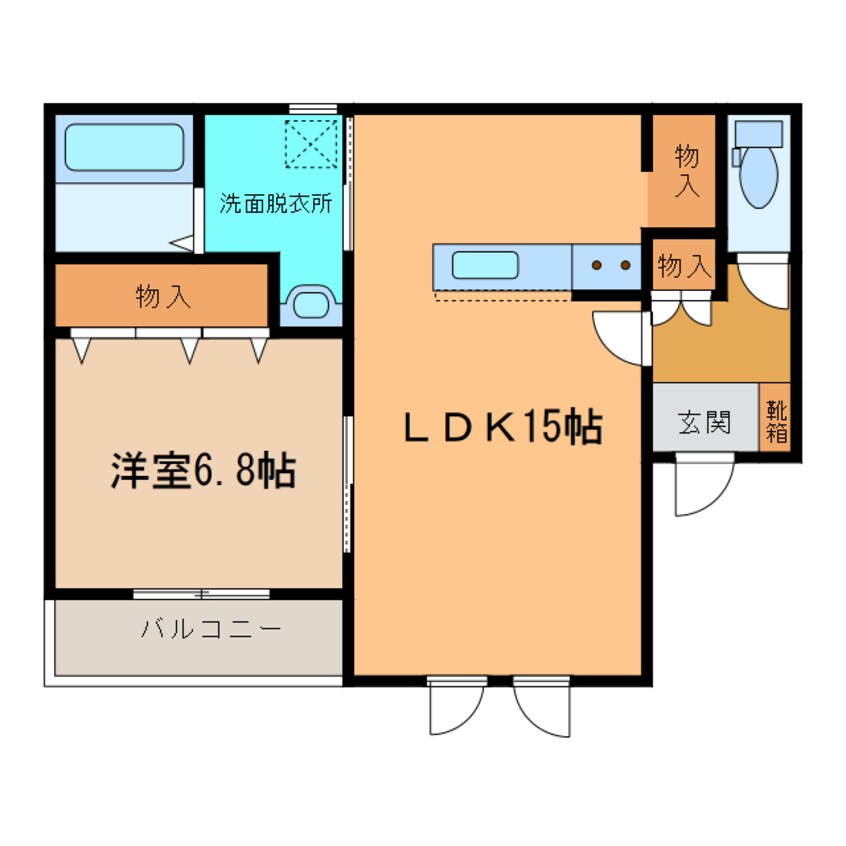 間取図 ﾀﾞﾌﾞｽ